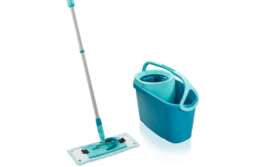 Leifheit Balai plat Clean Twist M Ergo sans roulettes