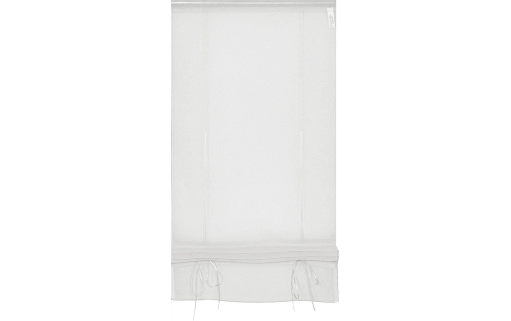 Hubatka Rideau de jour Uni 45 cm x 130 cm, blanc