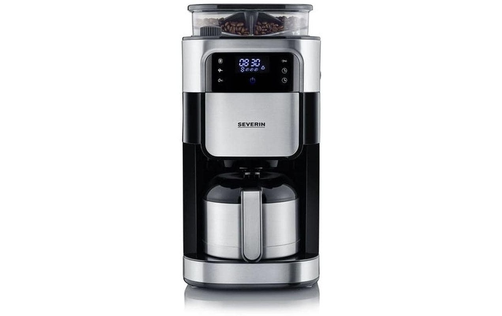 Severin Cafetière filtre KA 4814 Noir/Argenté