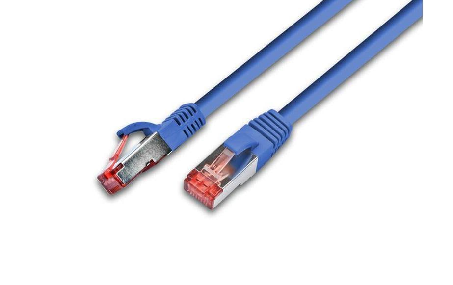 Wirewin Câble patch RJ-45 - RJ-45, Cat 6A, S/FTP, 15 m, Bleu