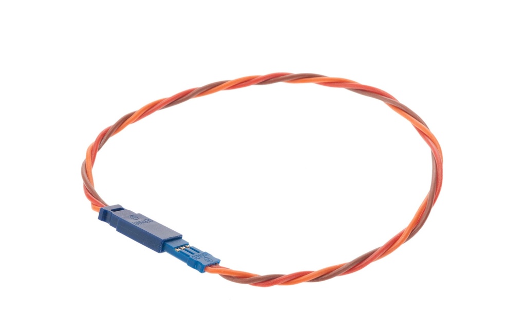Muldental Câble de servo torsadé 25 cm Connecteur JR zu Prise JR