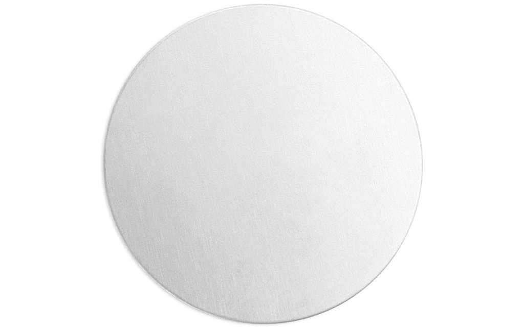 ImpressArt Plaque en métal Ø 20 mm 15 pièces
