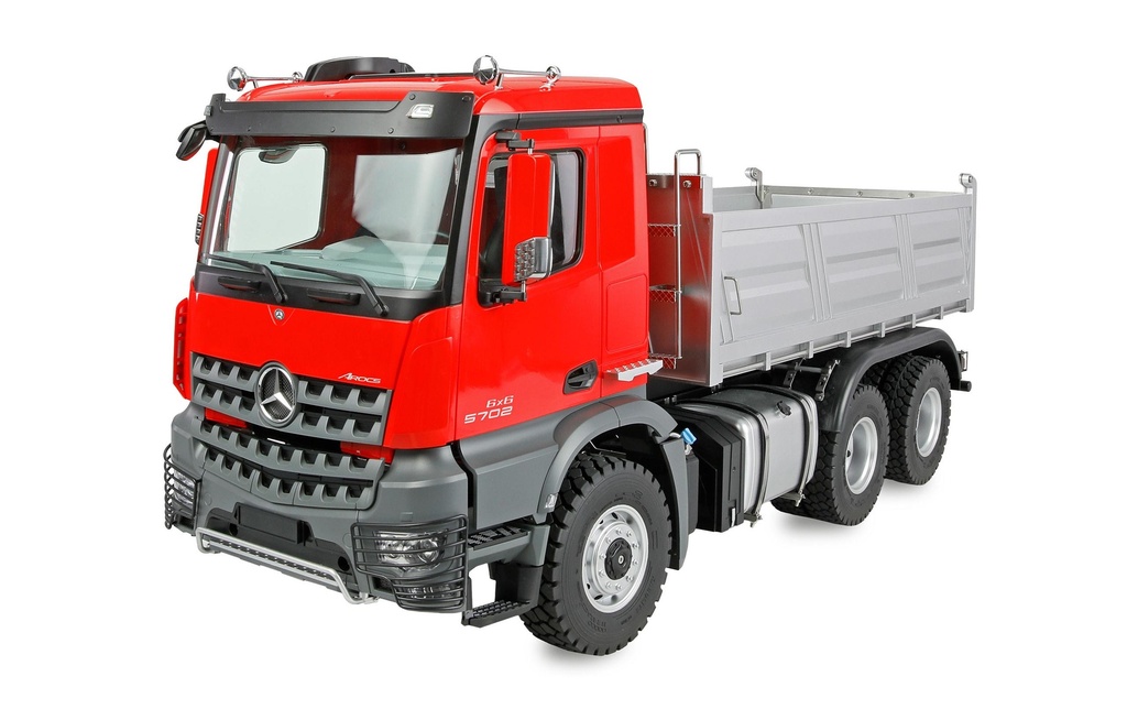 Amewi Camion benne Mercedes-Benz Arocs 6 x 6 1:14 RTR Rouge