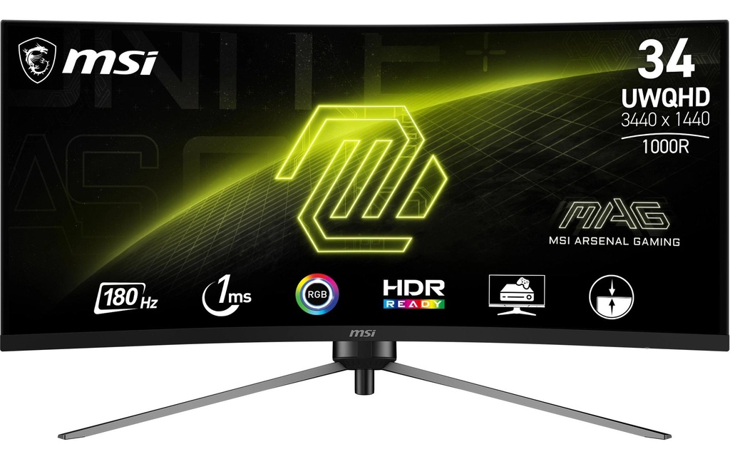 MSI Moniteur MAG 345CQRDE 34 , 3440 x 1440 (UWQHD)