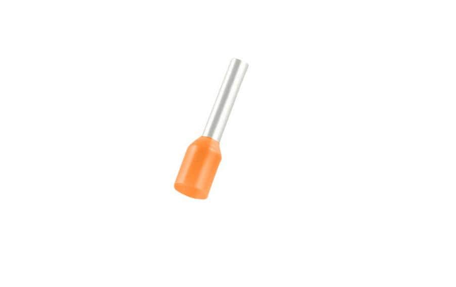 Weidmüller Cosses terminales H0.5/14 BD Orange, 500 Pièce/s