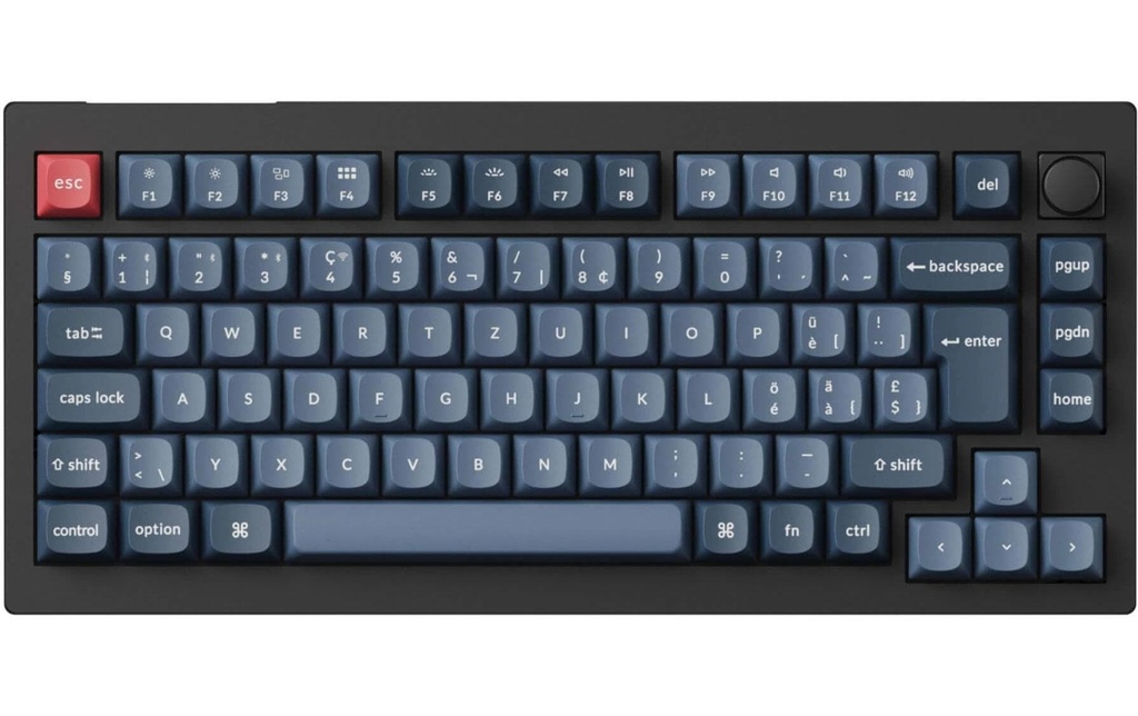 Keychron Clavier de gaming V1 Max Black Red Switch