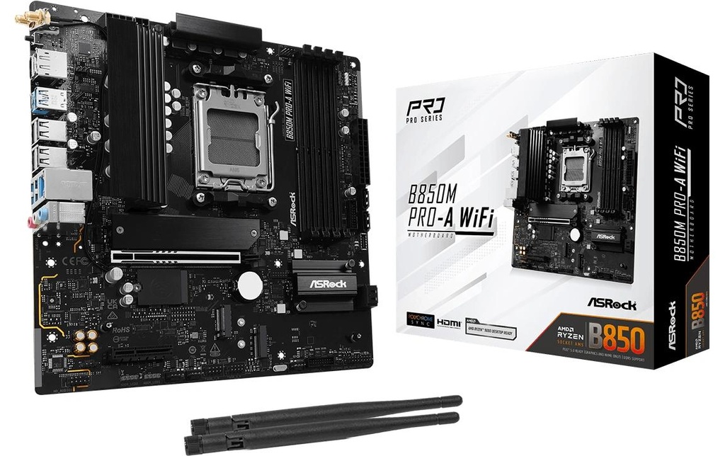 ASRock Carte mère B850M Pro-A WiFi