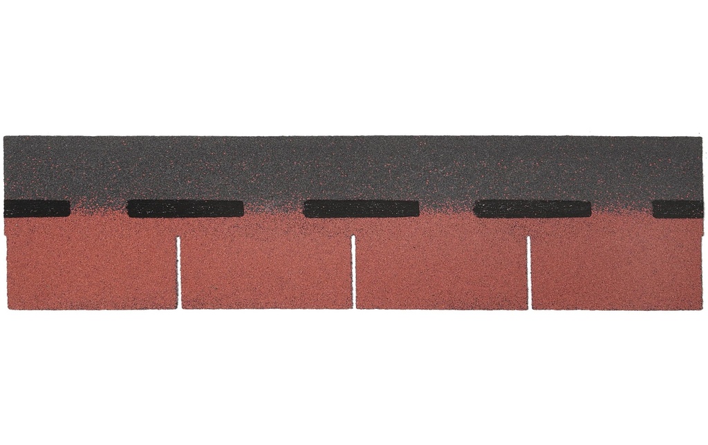 Colibri Bardeaux de toit EASY rectangle, rouge 17 pièces env. 2qm