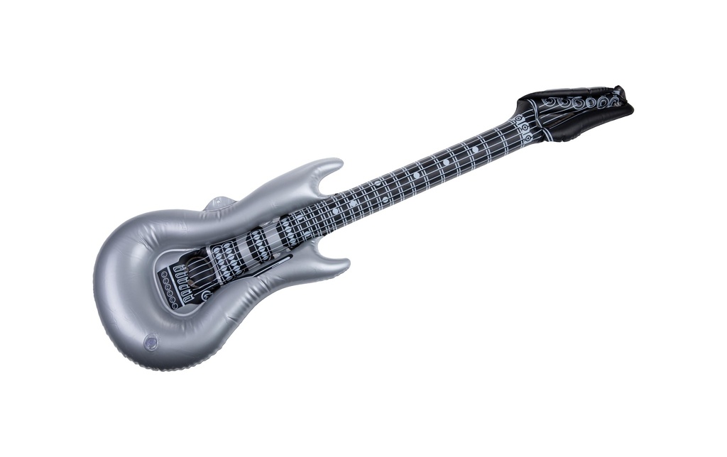 Folat Accessoires gonflable Guitare électrique Argenté