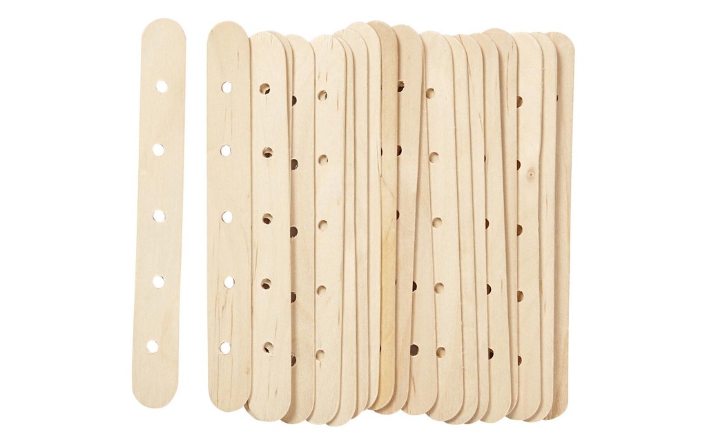 Creativ Company Petites pièces en bois Bâtonnets de glace 20 pièces
