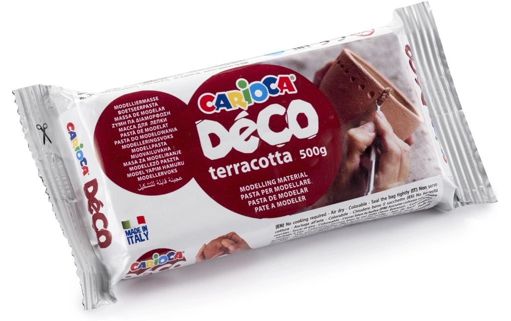 Carioca Matière à modeler Déco Terracotta 500 g Terracotta