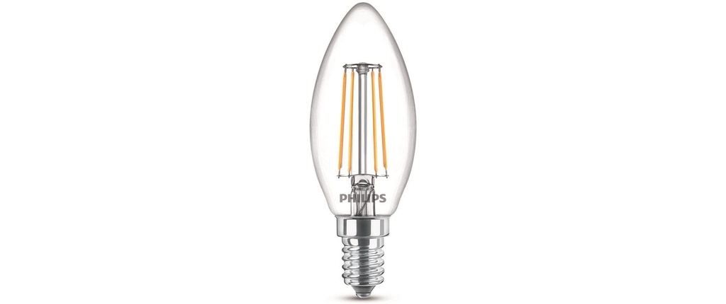 Philips Lampe LED classic 40W E14 CW B35 CL ND Blanc neutre (NW)