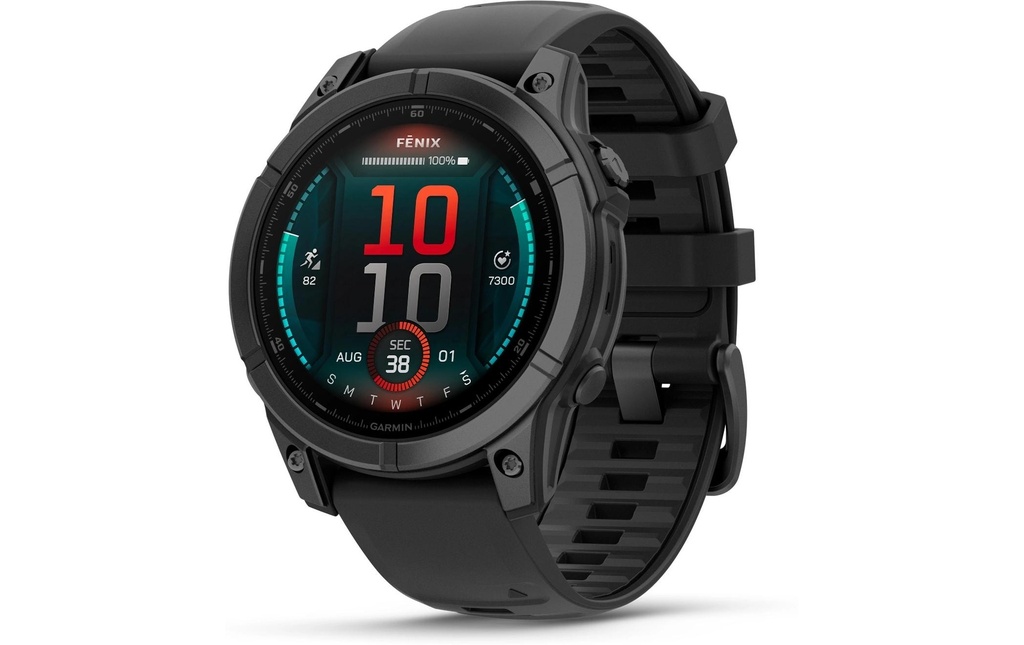 GARMIN Montre de sport Fenix E, 47 mm Noir
