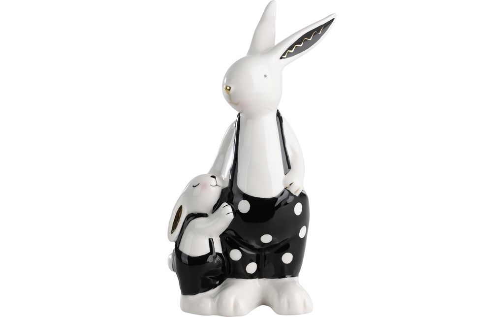 EGLO Présentoir La mère du lapin Landjut Noir, Blanc