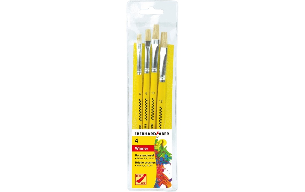 Eberhard Faber Brosse à poils 4 pièces