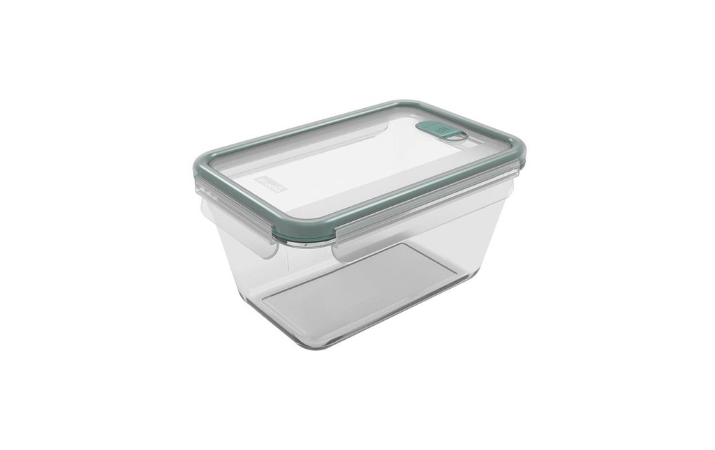 Rotho Boîte en verre avec couvercle NALA 2 l, Transparent
