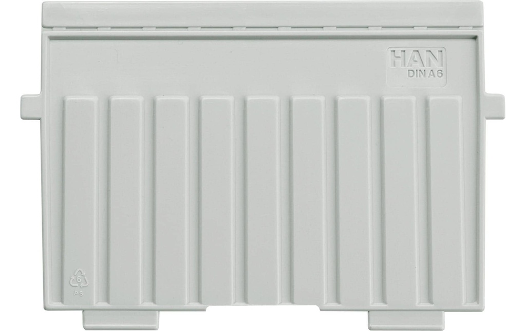 HAN Boîte à fiches Plaque d'appui transversale A6, Gris