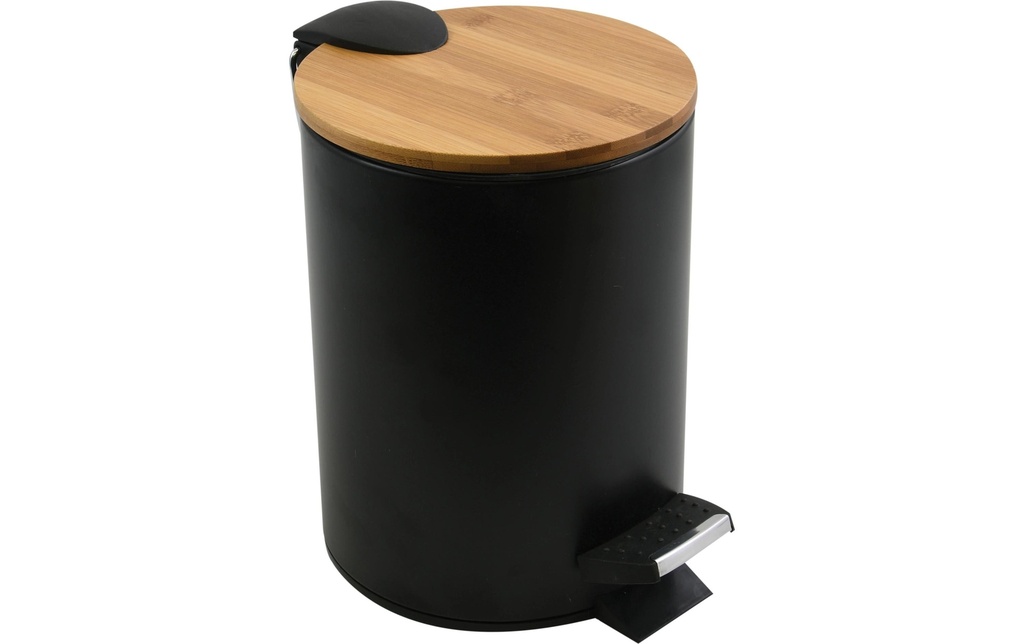 spirella Poubelle à pédale Adonis 3 l, Noir