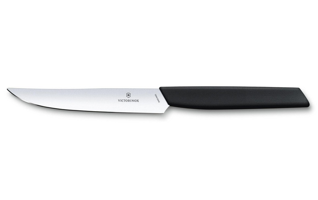 Victorinox Couteau à steak Swiss Modern Coupe droite, 1 Pièce/s, Noir