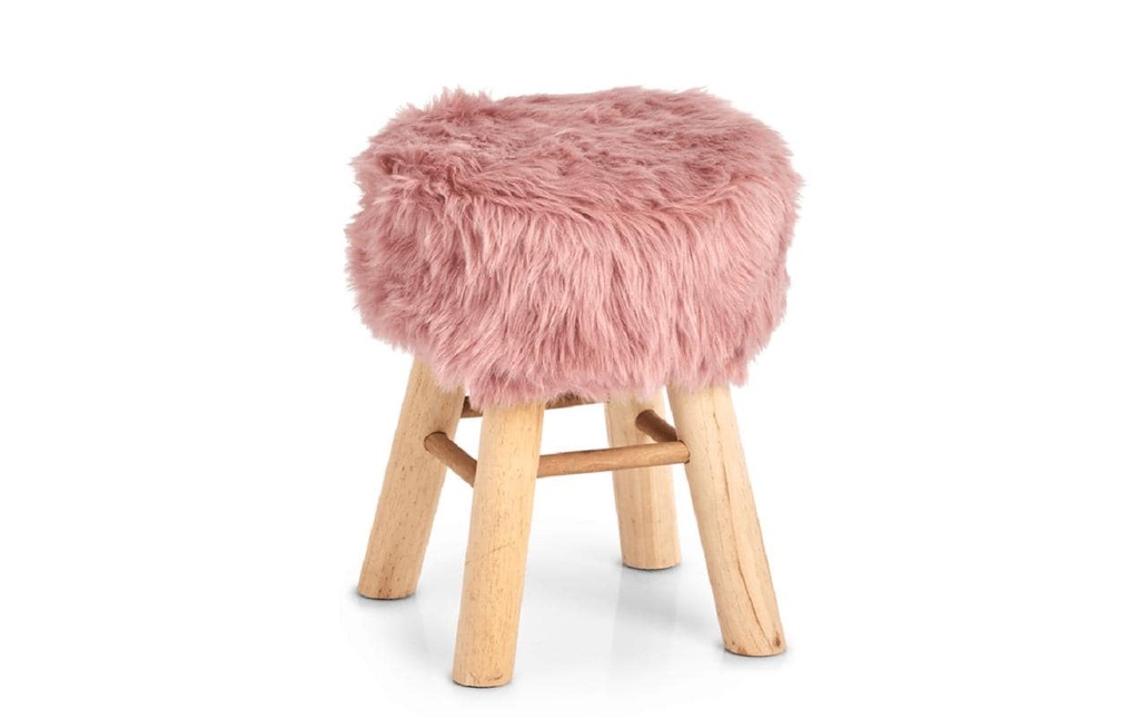 Zeller Present Tabouret Zottel Rose