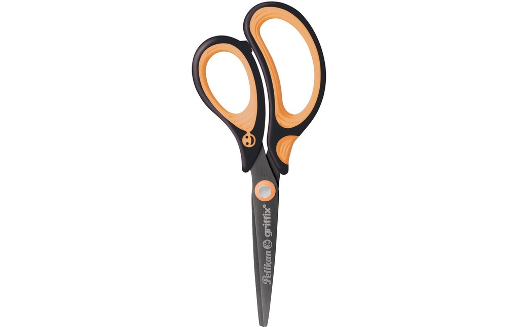 Pelikan Ciseaux Griffix 15 cm pour droitiers, Neon Black