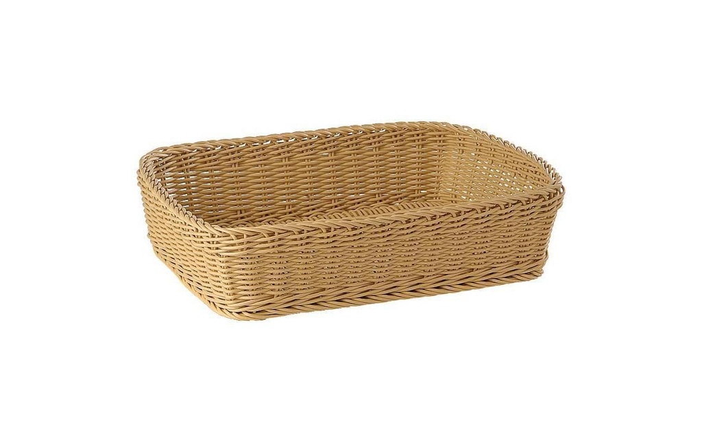 Paderno Corbeille à pain 40 cm x 30 cm Beige/Nature