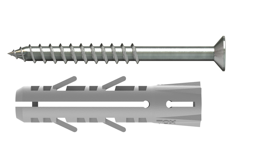 Tox-Dübel Cheville à expansion Barracuda 6x30 mm, incl. vis 12 Pièce/s