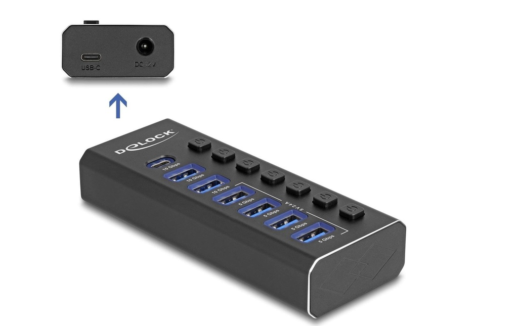 Delock Hub USB 10 Gbps