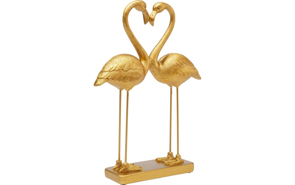 Kare Figure décorative Flamingo Love 39 cm