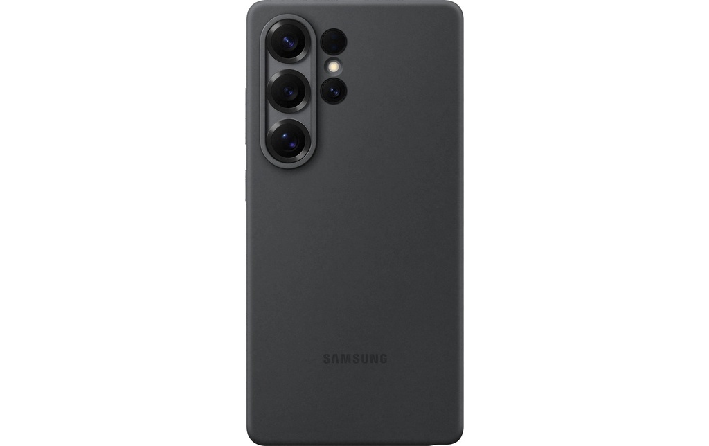 Samsung Coque arrière Silicone Galaxy S25 Ultra Noir