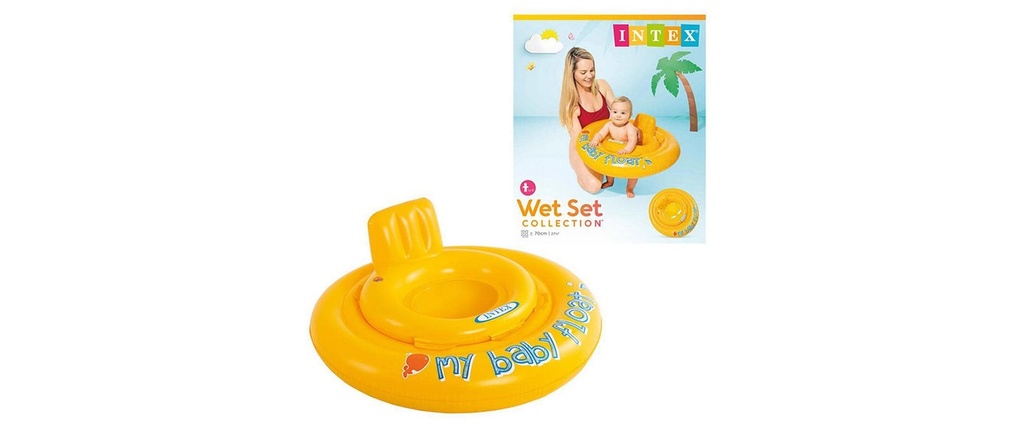 Intex Siège flottant My Baby Gelb