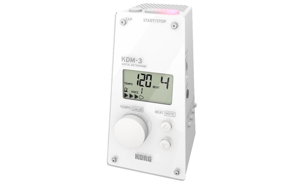 Korg Métronome KDM-3 numérique, blanc