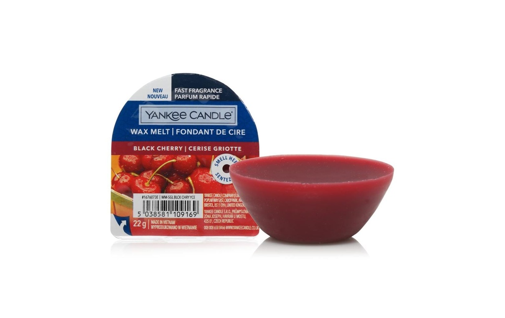 Yankee Candle Plaquettes de cire parfumées cerisier noir