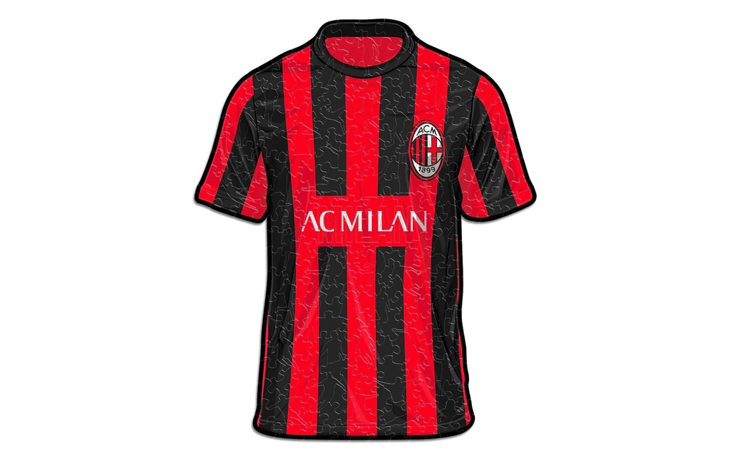 Iconic Puzzle Puzzle en bois AC Milan – Trikot
