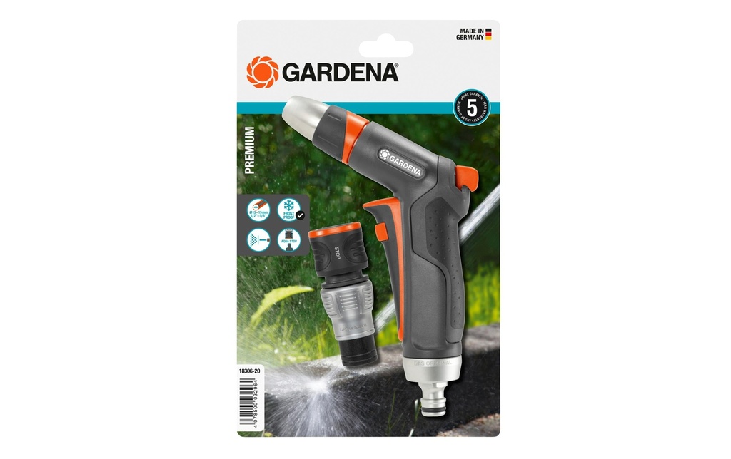GARDENA Pistolet de nettoyage Premium Set