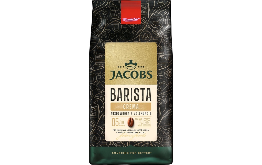 Jacobs Grains de café Barista Crema 1 kg