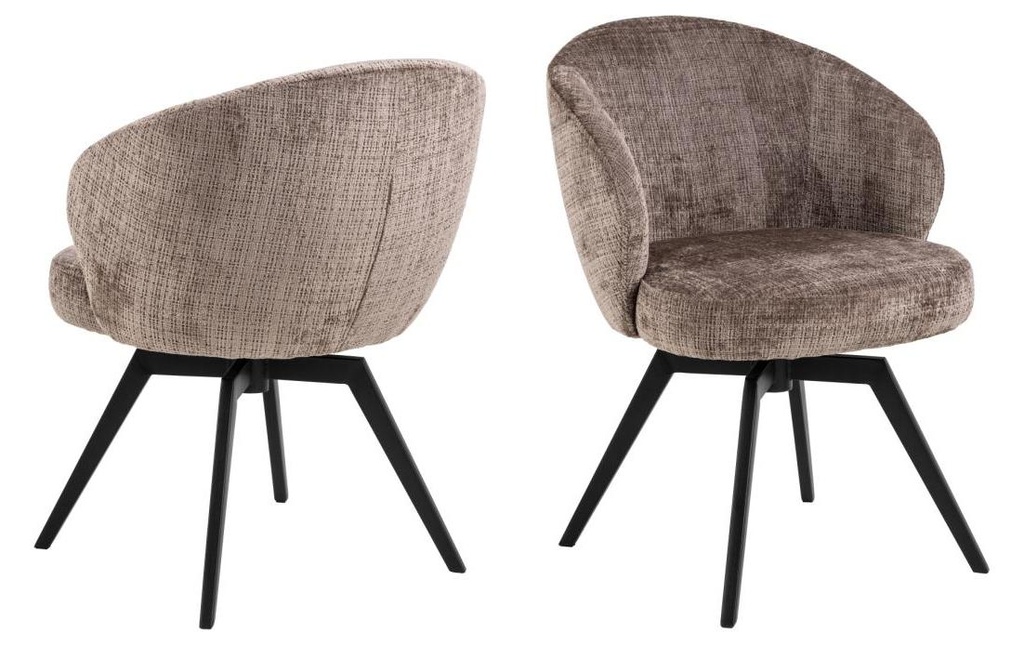 AC Design Chaise Darlene 1 pièce, Brun