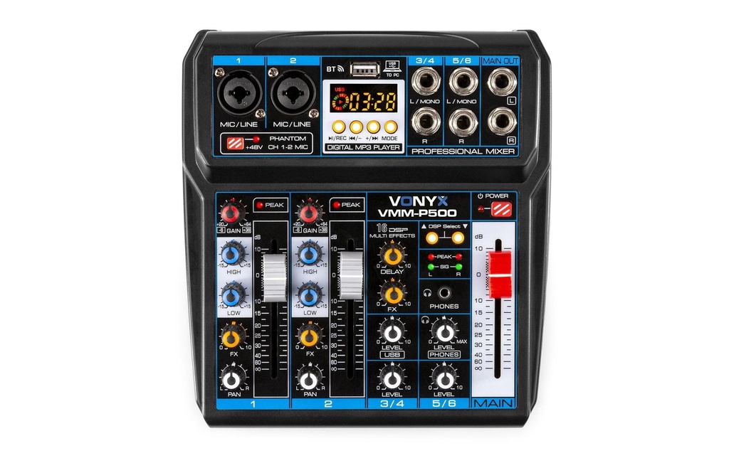 Vonyx Table de mixage VMM-P500