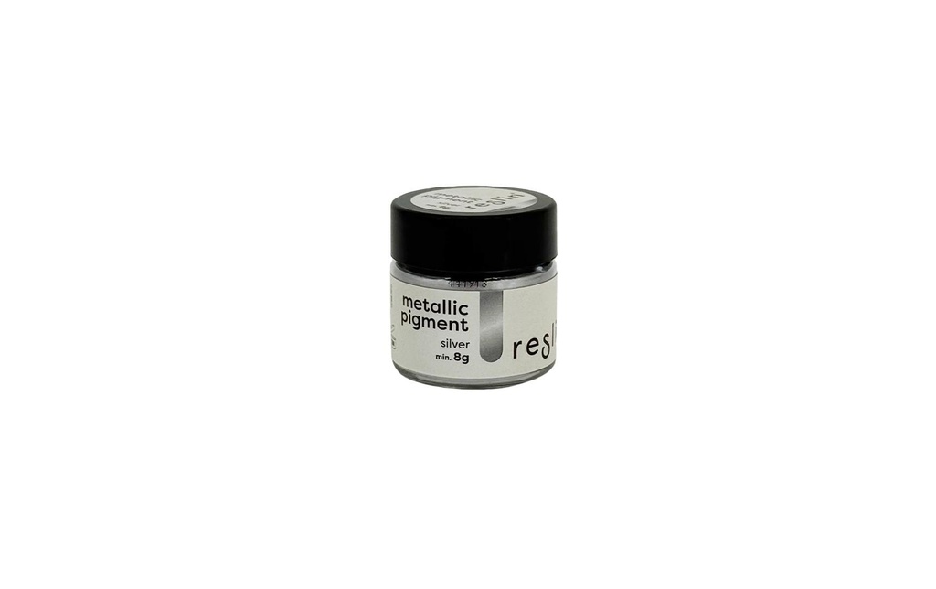 Reslin Pigments Poudre Argent métallique, 10g