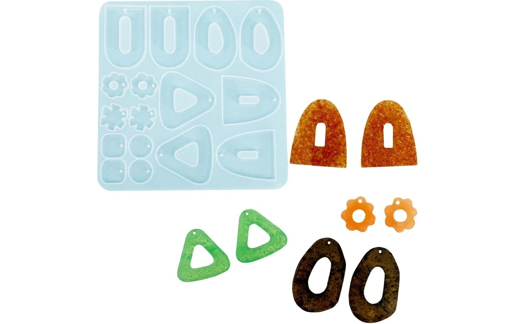 Reslin Moule à couler Silicone Boucles d'oreilles