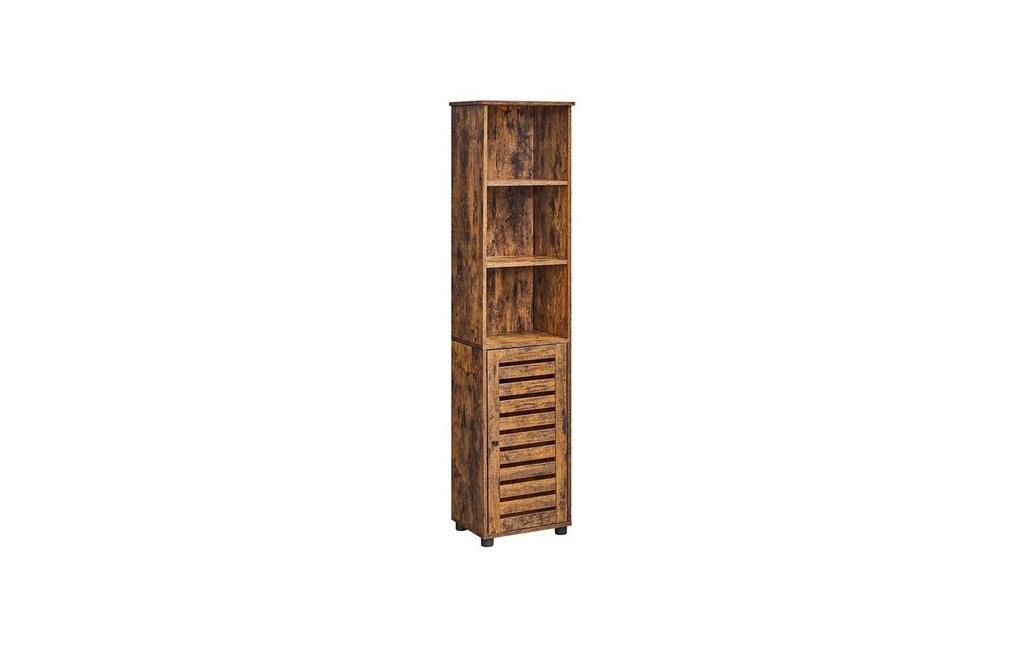 VASAGLE Vitrine Armoire de salle de bains Haute Étagère réglable 40 x 167 cm