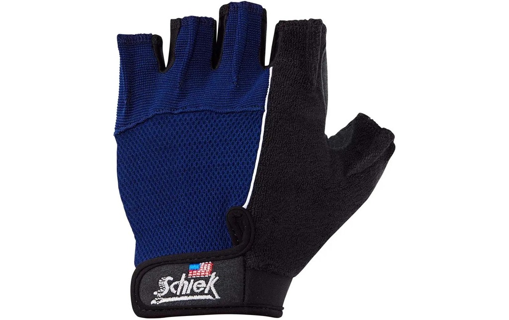 Schiek Sports Gants d'haltérophilie Fitness, bleu-noir XXL