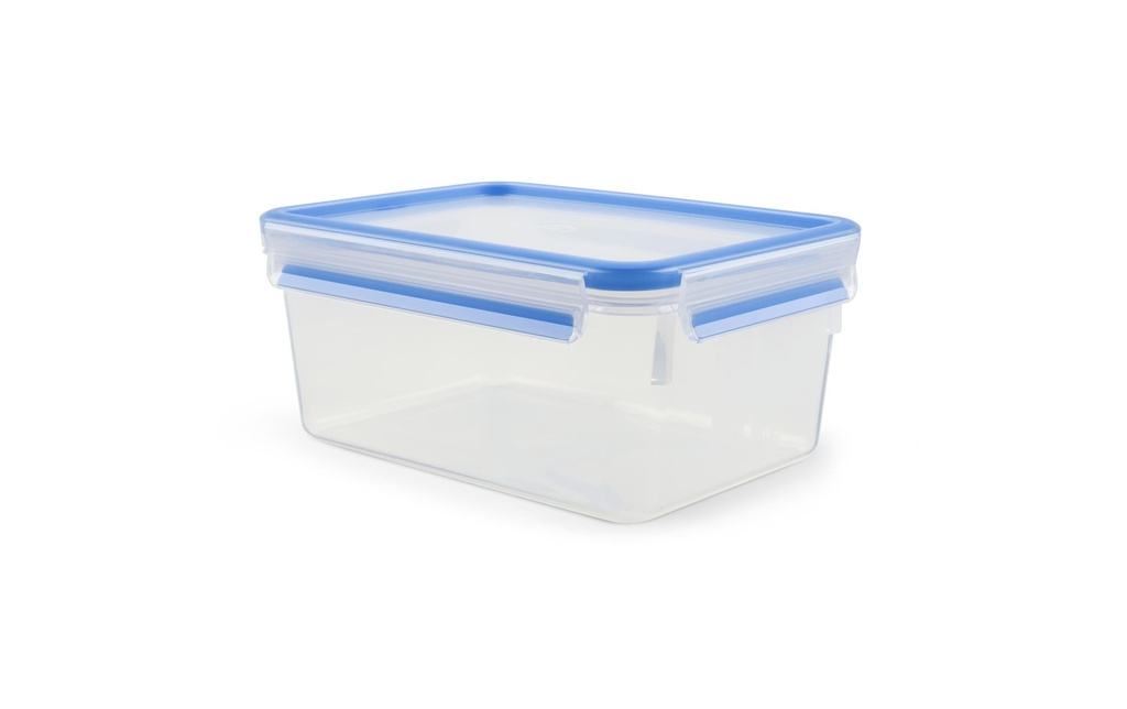 Emsa Récipients à provisions Clip& Close 3.7 l, Bleu/Transparent