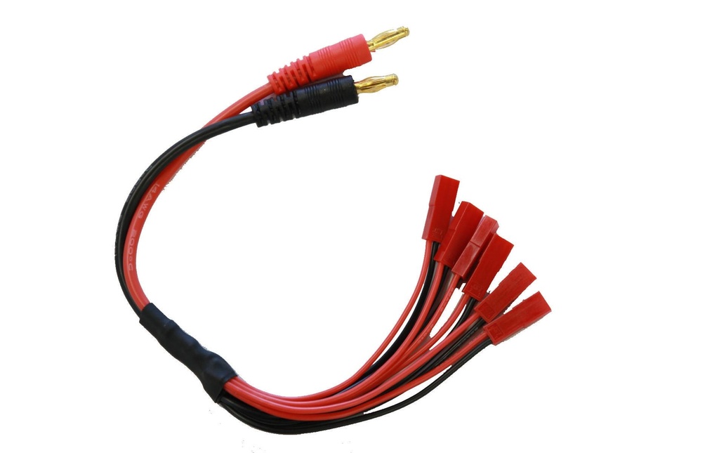 EP Câble chargeur Fiche banane de 4 mm zu Prise JST