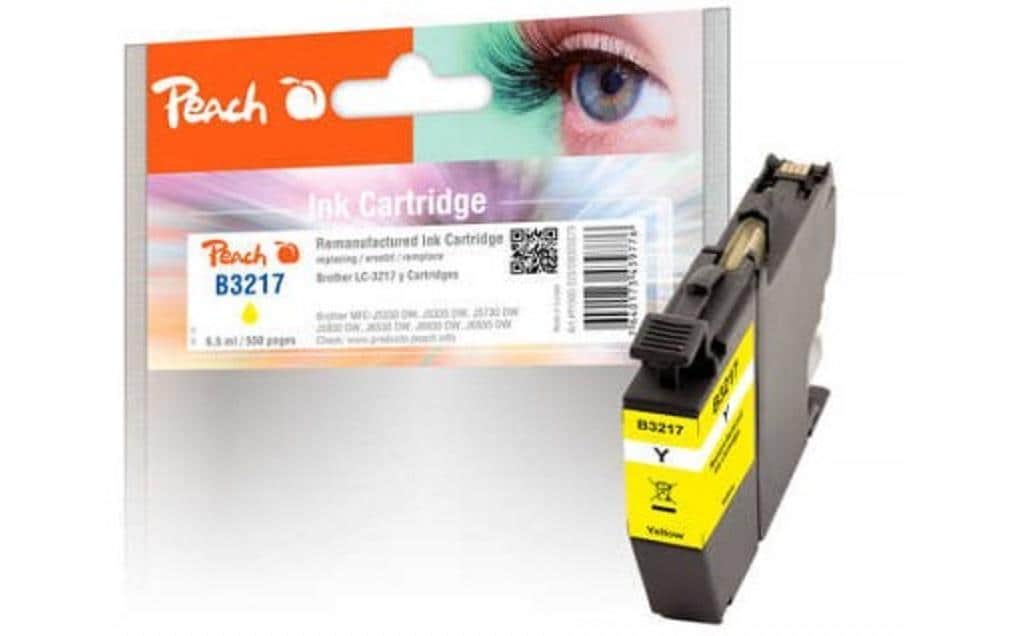 Peach Encre Brother LC-3217 Yellow