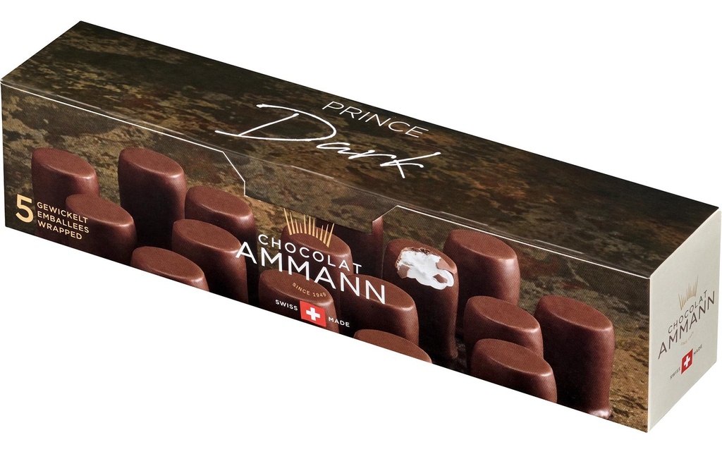 Chocolat Ammann Baisers mousseux Prince Dark 5 x 20 g