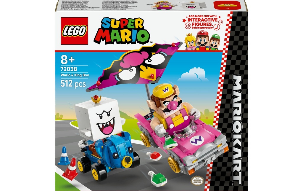 LEGO® Mario Kart Wario et le roi Buu Huu 72038