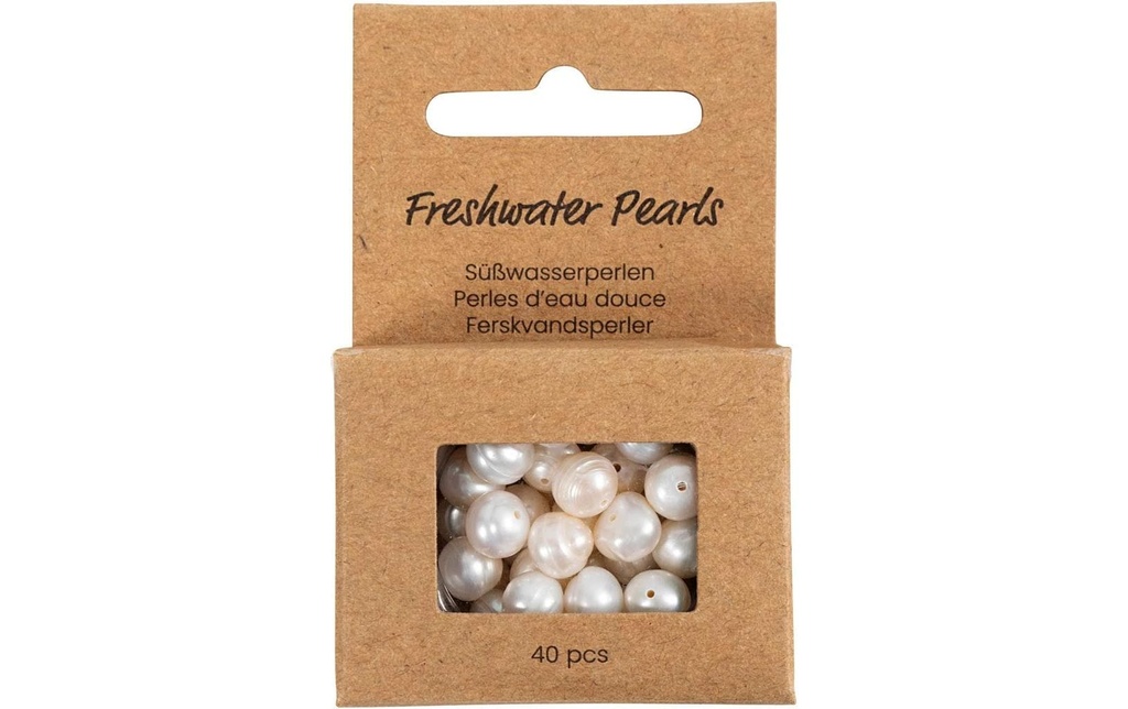 Creativ Company Kits de perles Perles d'eau douce 4 mm