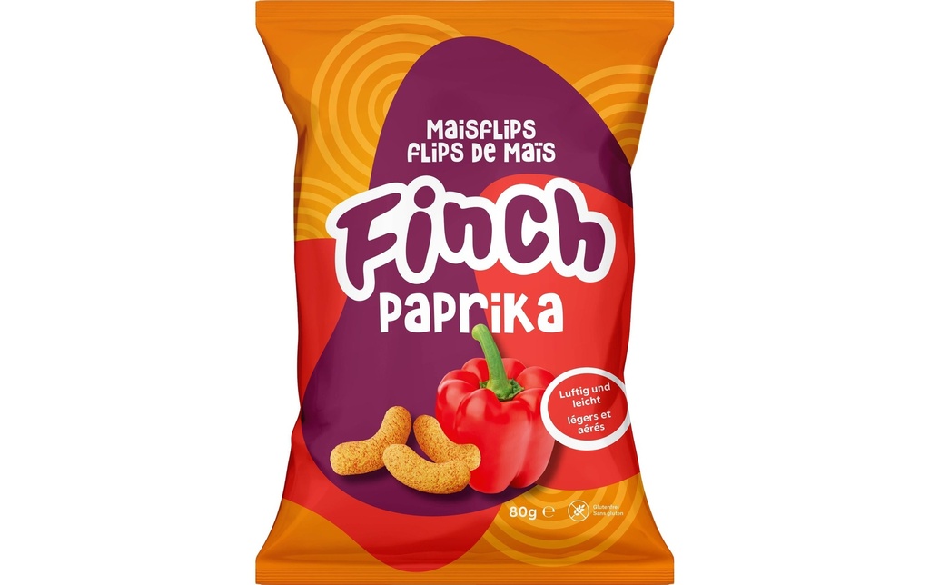 Finch Flips de maïs au paprika 80 g