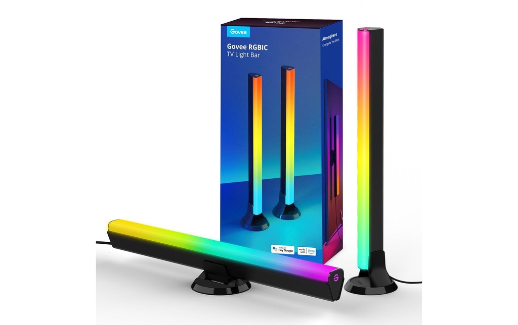 Govee Rampe lumineuse Flow Plus, RGBIC, WiFi + Bluetooth